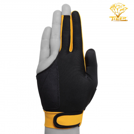 Перчатка Tiger Professional черная/желтая (S, M, L, XL)
