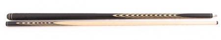 Бильярдный кий для русского бильярда Макасар двухсоставной (эбен, макасар, граб)