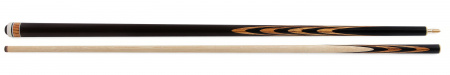 Бильярдный кий для русского бильярда Созвездие двухсоставной (граб, черный граб, зебрано)