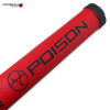 Тубус под цельный кий Poison Armor Velcro (красный, черный)
