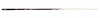 Кий для русского бильярда Карты (чёрный граб, граб) двухсоставной
