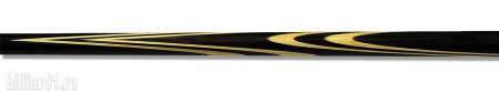 Бильярдный кий для русского бильярда Георг мастера Медведева двухсоставной, 10 запилов (венге, граб)