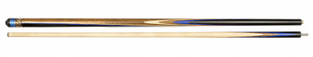 Бильярдный кий мастера Филатова Лазурь, длинный запил, двусоставной (Граб, Синий граб, Черный граб, Шедуа)